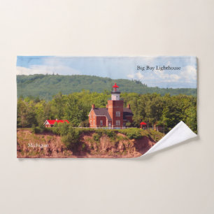 Big Bay Lighthouse from water towel set
