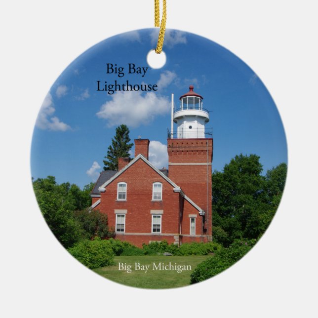 Big Bay Lighthouse ornament (Front)