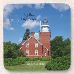 Big Bay Lighthouse set of 6 plastic coasters