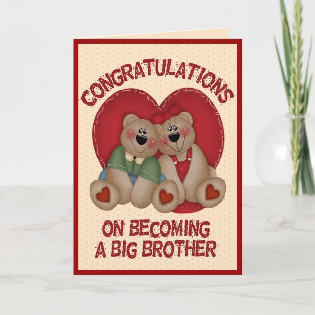 Big Bear Brother Card (Front)