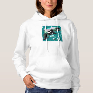 Big Bear California ladies snowboarder hoodie