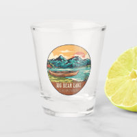Big Bear Lake California Boating Fishing Emblem