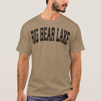 Big Bear Lake California CA Vintage Athletic Sport T-Shirt