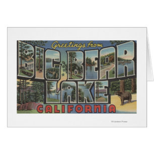 Big Bear Lake, California - Large Letter Scenes 2