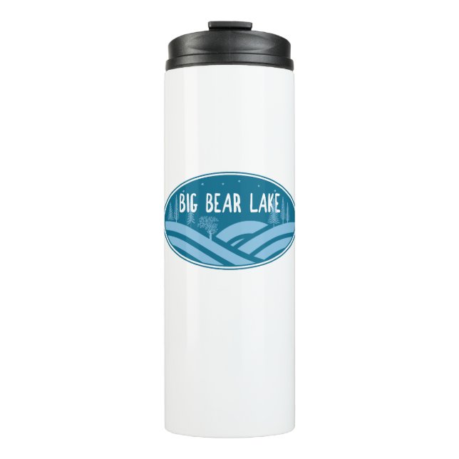 Big Bear Lake California Outdoors Thermal Tumbler (Front)
