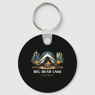 Big Bear Lake California Souvenir Hiking  Key Ring