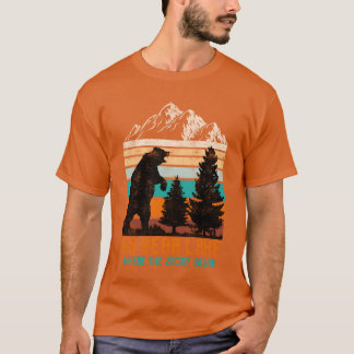 BIG BEAR LAKE WHEREHE STORY BEGAN Camping friends T-Shirt