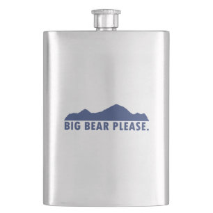 Big Bear Please Hip Flask