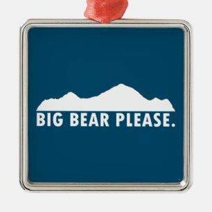 Big Bear Please Metal Tree Decoration