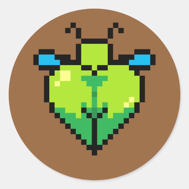 Big beautiful bug butt Sticker (Front)
