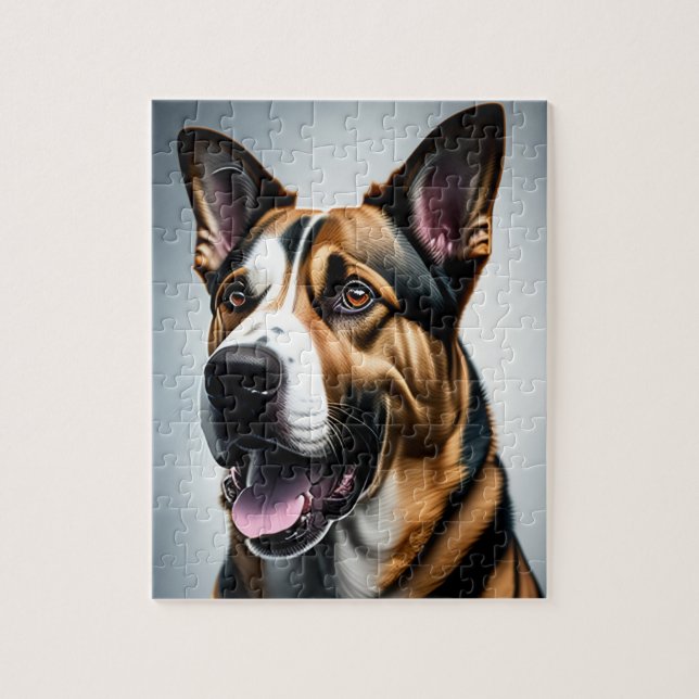 Big Beautiful Dog Jigsaw Puzzle (Vertical)