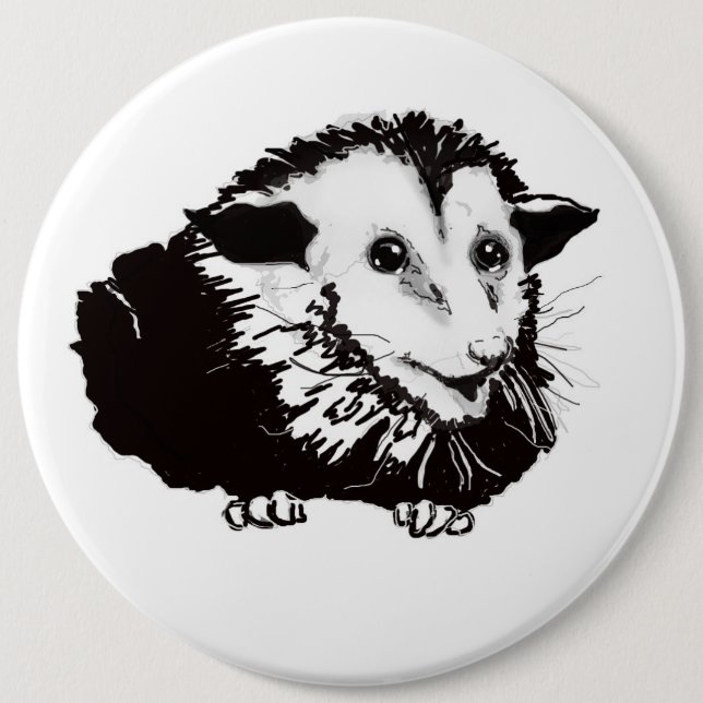 Big Beautiful Possum Button (Front)