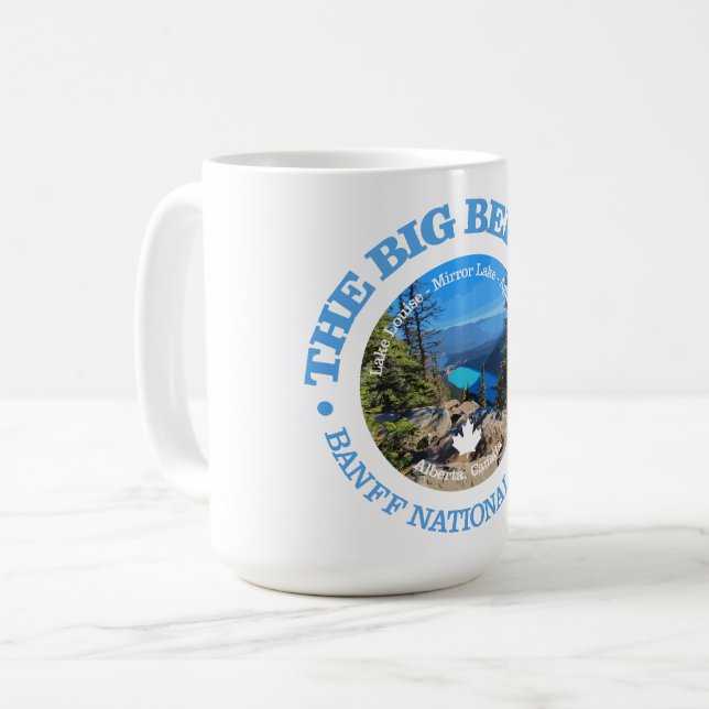 Big Beehive Hike (rd) Coffee Mug (Front Left)