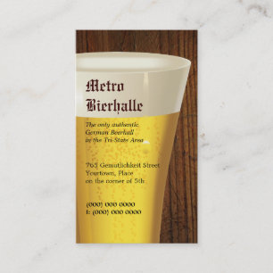 Big Beer Business Card