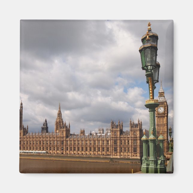 Big Ben and Houses of Parliament in London magnet (Front)