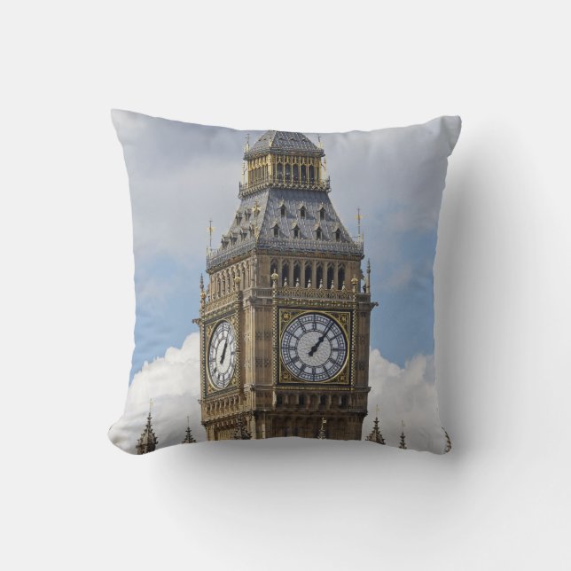 Big Ben and Houses of Parliament, London, Cushion (Front)