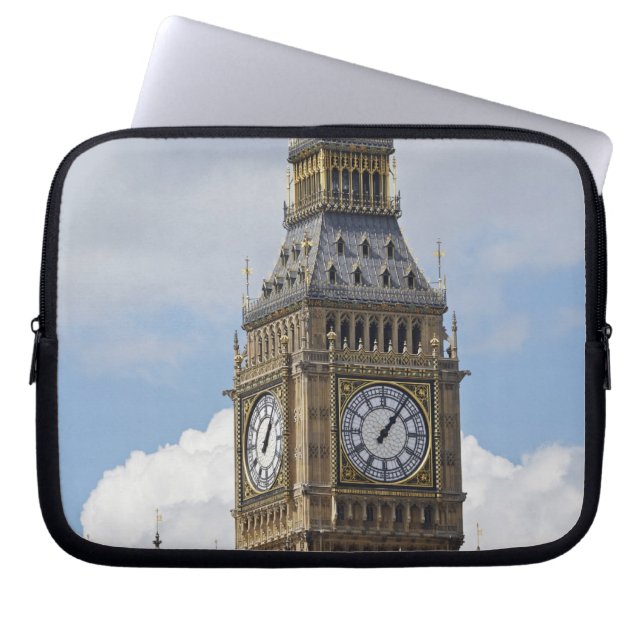 Big Ben and Houses of Parliament, London, Laptop Sleeve (Front)
