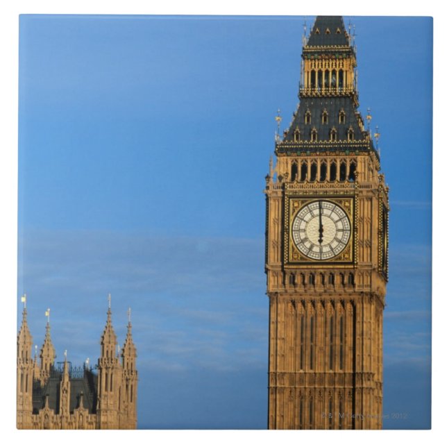 Big Ben and Parliament Building Tile (Front)
