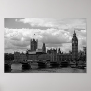 Big Ben and Parliament (London) Poster