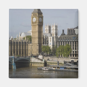 Big Ben and Thames River Magnet