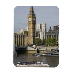 Big Ben and Thames River Magnet