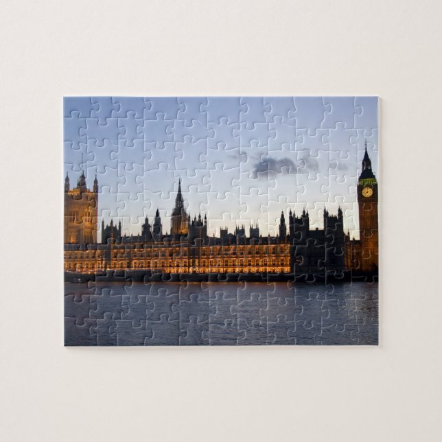 Big Ben and the Houses of Parliament in the city Jigsaw Puzzle (Horizontal)