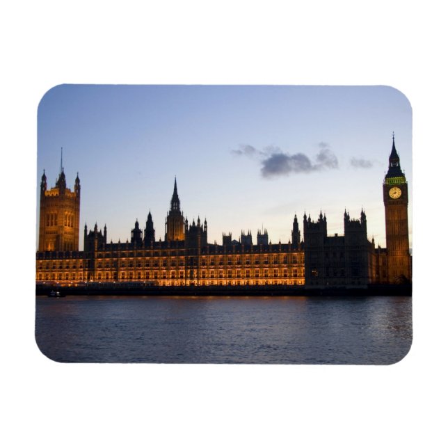 Big Ben and the Houses of Parliament in the city Magnet (Horizontal)