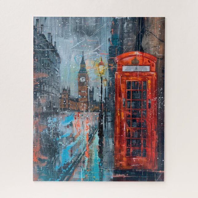 Big Ben and the Red Phone Booth II Jigsaw Puzzle (Vertical)