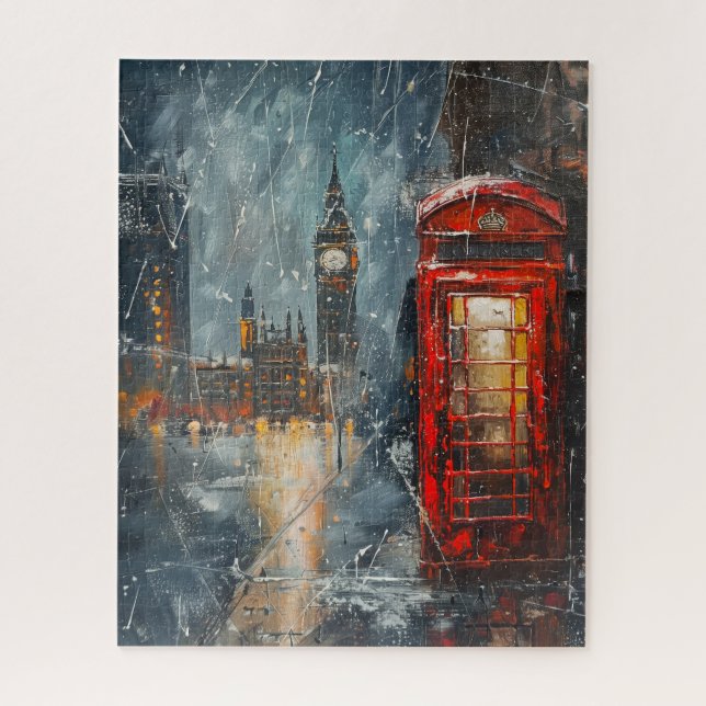 Big Ben and the Red Phone Booth Jigsaw Puzzle (Vertical)