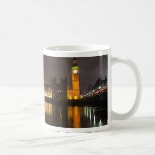 Big ben at night coffee mug