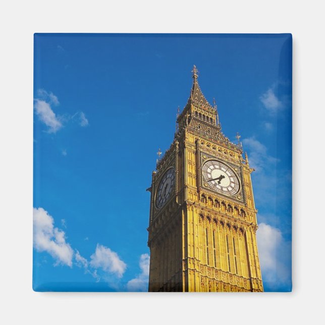 Big Ben Blue Sky Magnet (Front)