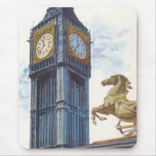 Big Ben Clock Tower at the Palace of Westminster Mouse Pad
