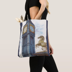 Big Ben Clock Tower at the Palace of Westminster Tote Bag