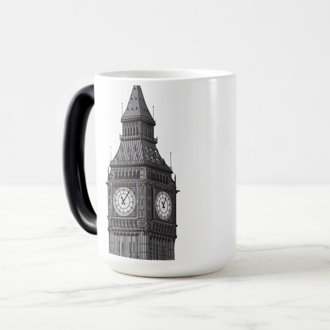 Big Ben Clock Tower London England Magic Mug (Front Left)
