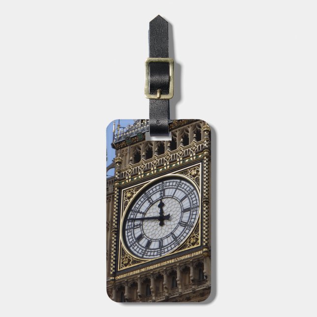 Big Ben Clock Tower Luggage Tag (Front Vertical)