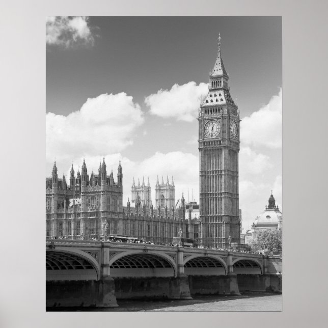 Big Ben Clocktower Poster (Front)