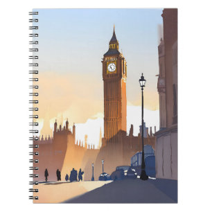 Big Ben Elizabeth Tower   London England UK Notebook