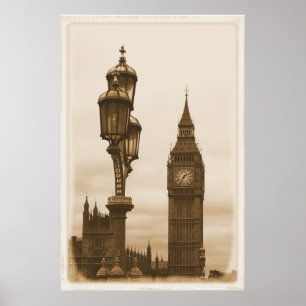 Big Ben in the Background Poster