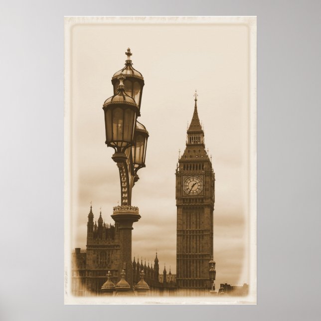 Big Ben in the Background Poster (Front)
