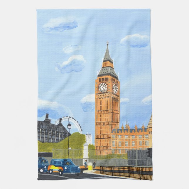 Big Ben kitchen Towel  (Vertical)