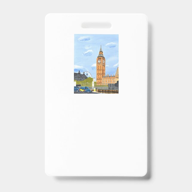 Big Ben, London  Badge  ID Badge (Front)