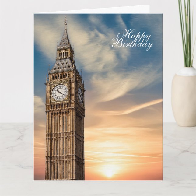 Big Ben London Card (Front)