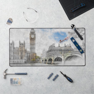 Big Ben London Desk Mat – UK Landmark Mouse Pad 