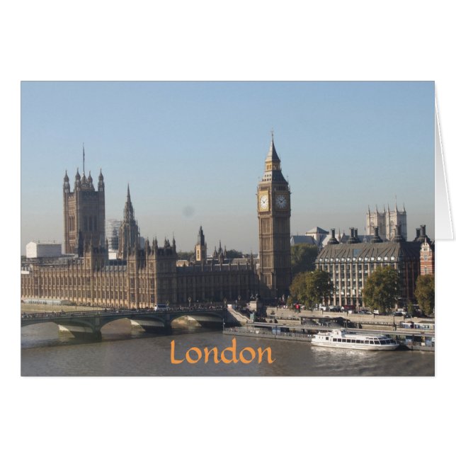 Big Ben, London England (Front Horizontal)