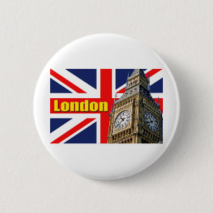 Big Ben - London - England 6 Cm Round Badge