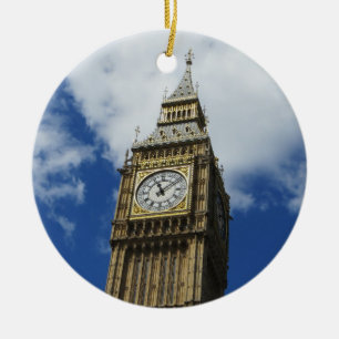 Big Ben, London, England Ceramic Tree Decoration