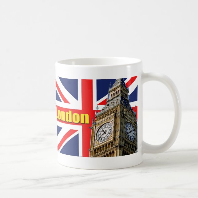 Big Ben - London - England Coffee Mug (Right)
