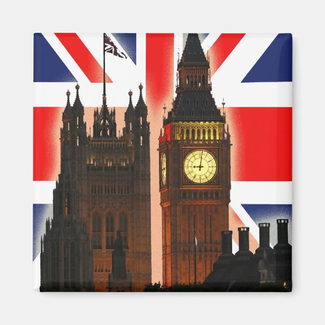 Big Ben, London, England Magnet (Front)