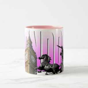 Big Ben-London-England Two-Tone Coffee Mug