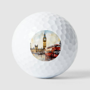 Big Ben, London. Golf Balls